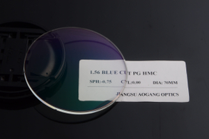 1.56 HMC UV420 Blue Block Photochromic Lens Optical Lenses 