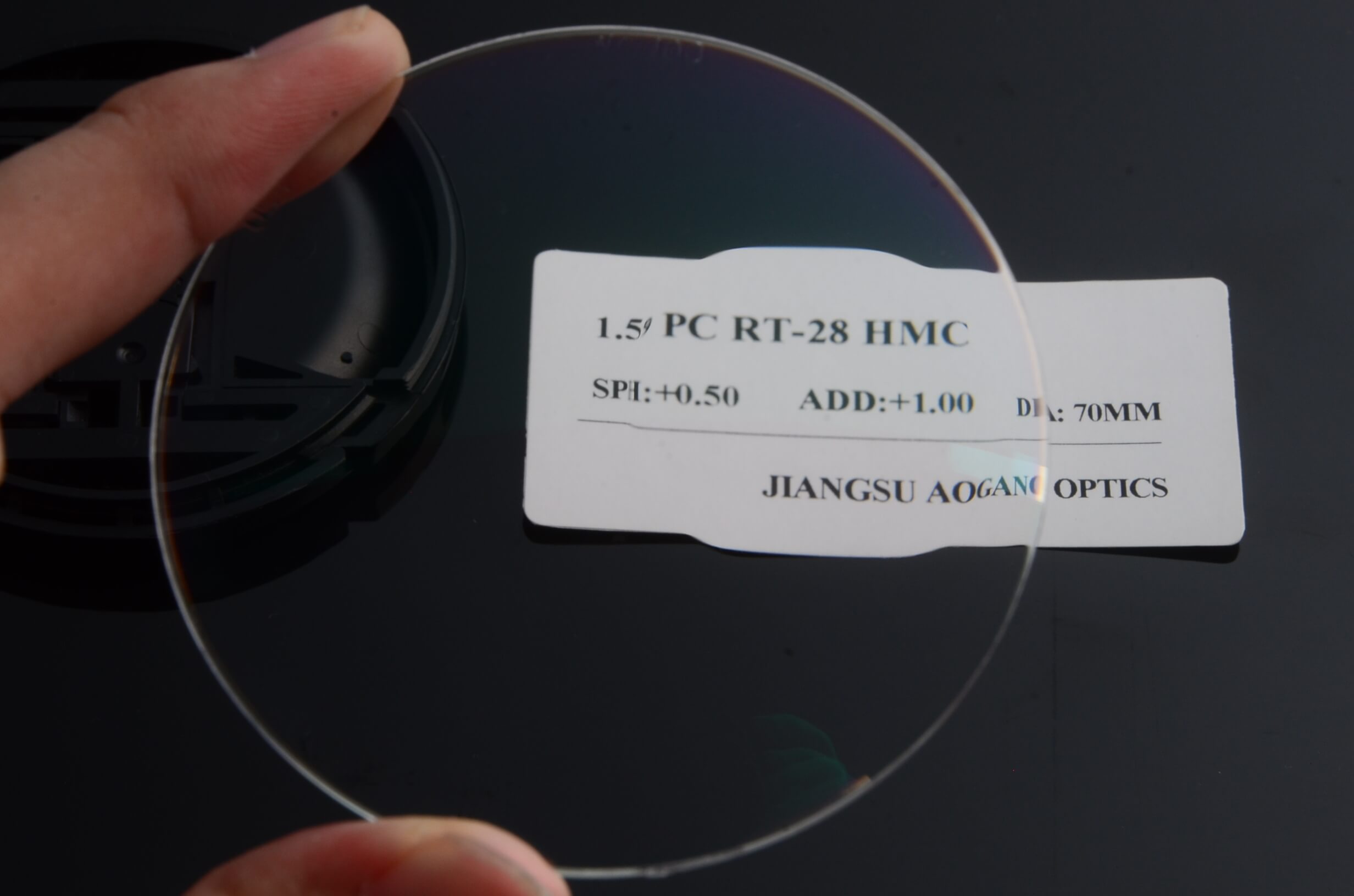 Made in China 1.59 PC polycarbonate round top bifocal HMC optical lens