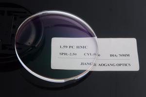 SV Polycarbonate 1.59 Index Lenses , Hard Coated Polycarbonate Prescription Lenses