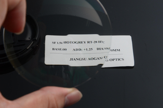 Round Top Semi Finished Lens Blanks Bifocal Vision SF 1.56 Photochromic Type