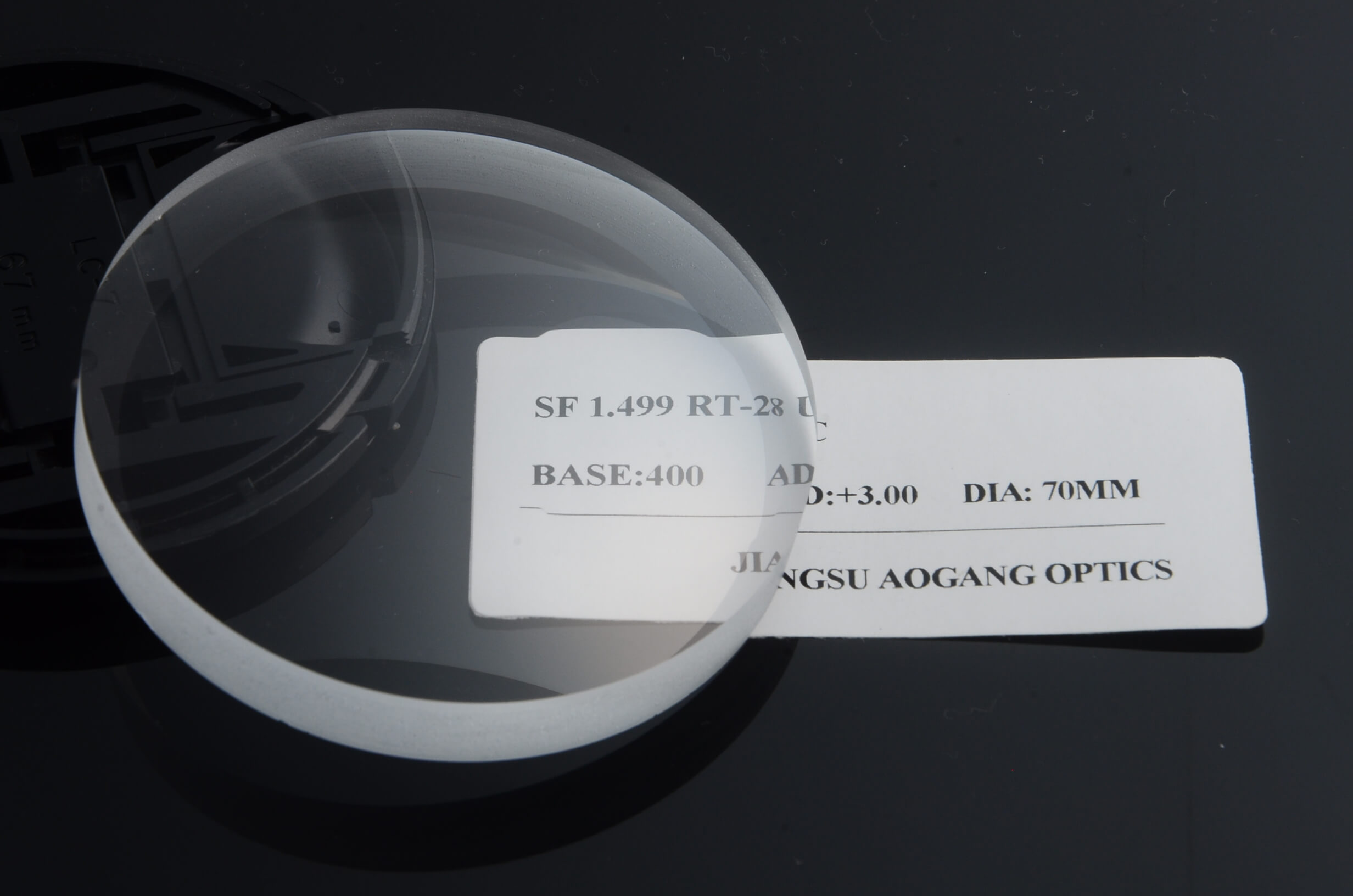 SF CR39 1.499 Uncoated Round Top Semi Finished Lens Blanks In Bifocal