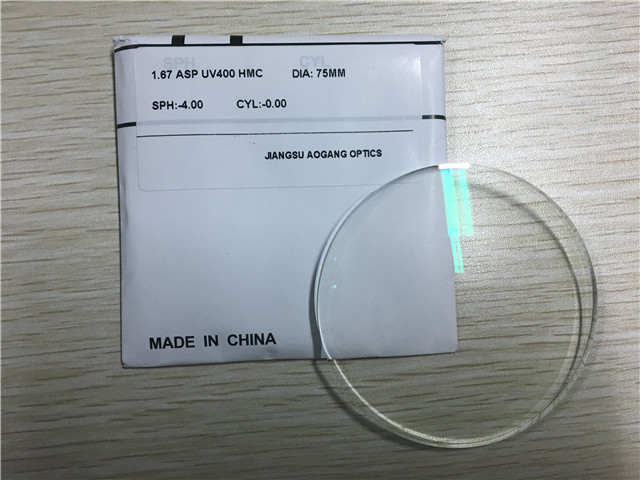 Mr 7 Asp Hmc 1 67 Index Lenses Prescription High Index Eyeglass Lenses Buy High Index Lenses Hi Index Lenses 1 67 Lenses Product On Jiangsu Aogang Optical Glasses Co Ltd
