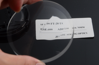 SF CR39 Uncoated Flat Top Bifocal Lenses Blanks Far / Near Vision 1.499 Index