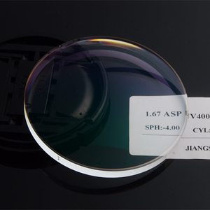 High quality hot sale plastic 1.67 single vision effect high index optical prescription lenses